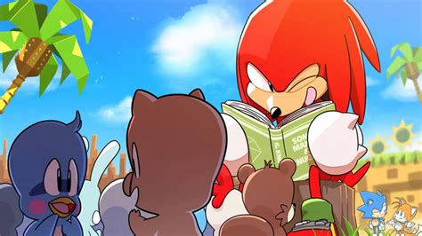 Sonic Mania - Knuckles & Knuckles mode special ending - YouTube