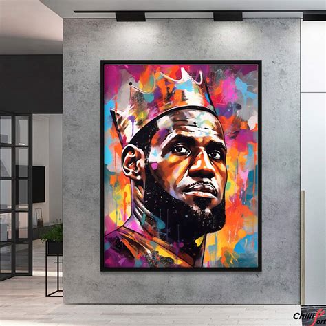 Картина Lebron James Graffiti Art №2