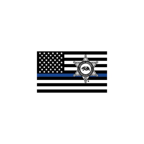 American Flag/Blue Line-Deputy Sheriff Badge Magnet - Sheriffs' Relief ...