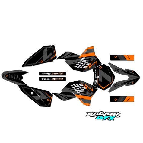 Graphics Kit for KTM 50SX (2009-2011) Bash Series - Kalair GFX