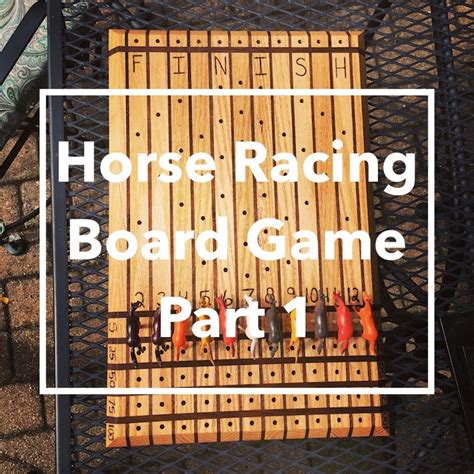 DIY Horse Racing Board Game-Part 1 - YouTube