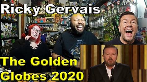 Ricky Gervais at the Golden Globes 2020 - All of his bits chained ...