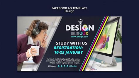 Free PSD | Graphic design profession social media promo template