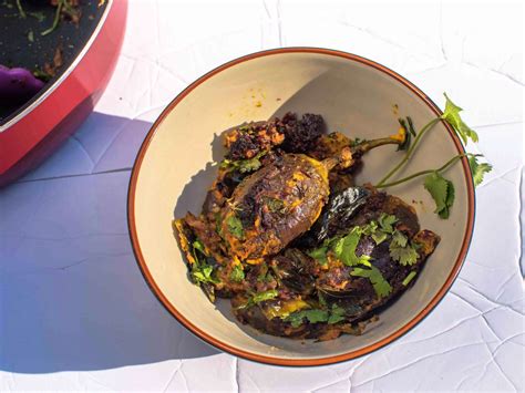 Bharli Vangi Recipe - Maharashtrian Stuffed Brinjals by Archana's Kitchen