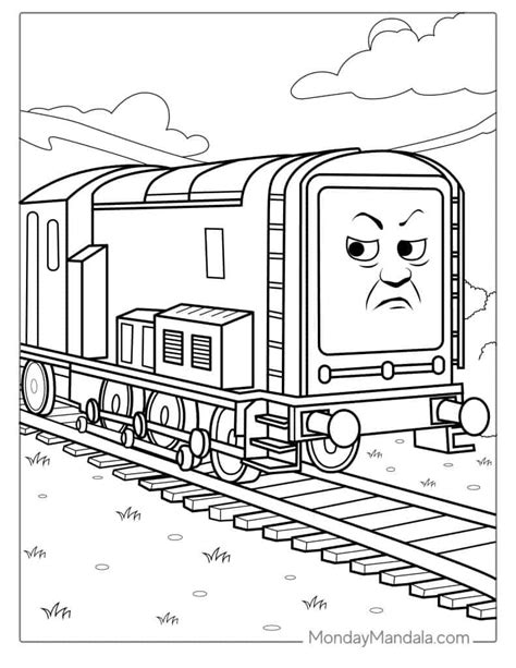 Thomas The Train Coloring Pages Diesel