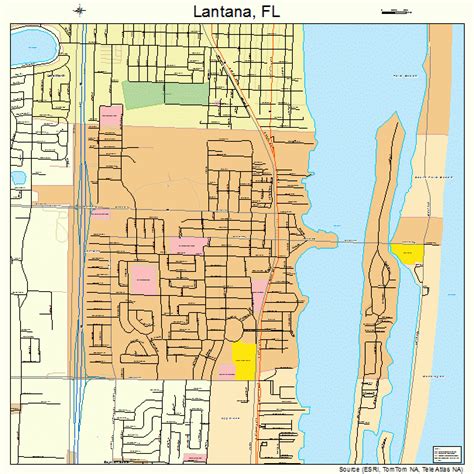 Lantana Florida Map