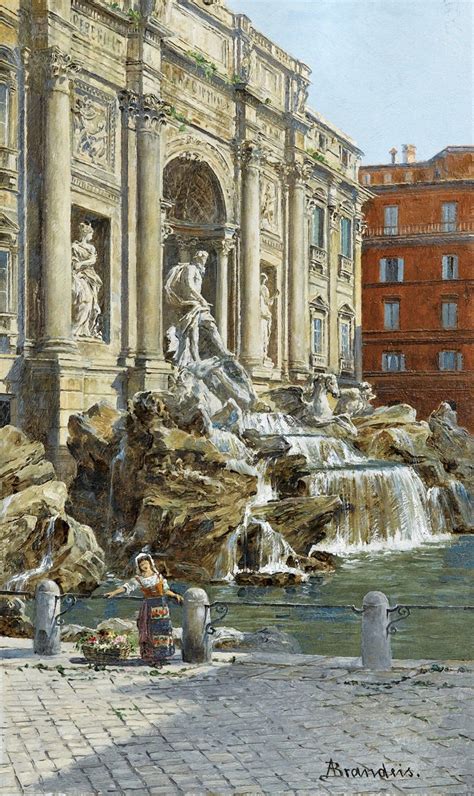 brandeis, antonietta - The Trevi Fountain in Rome | Antonietta Brandeis 1849-1910 Tsjechië ...