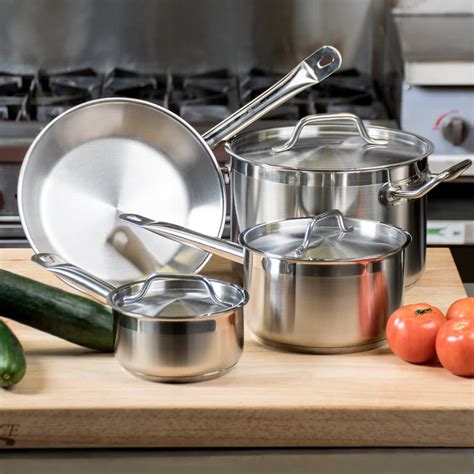 7-Piece Premium Stainless Steel Cookware Set in Stainless Steel Cookware from Simplex Trading ...