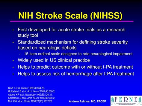 Nih Stroke Scale Interpretation