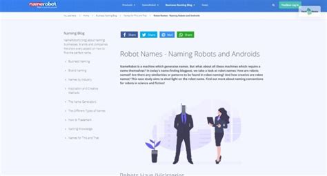 Robot Name Generator - How To Choose Your Robot Name?