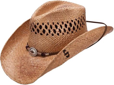 Stetson Stoney Creek Straw Hat (X-Large) Natural/Brown at Amazon Men’s Clothing store