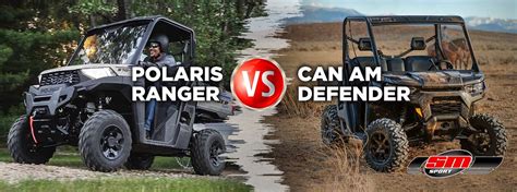 Can-Am Defender vs Polaris Ranger: a Comparison | SM Sport