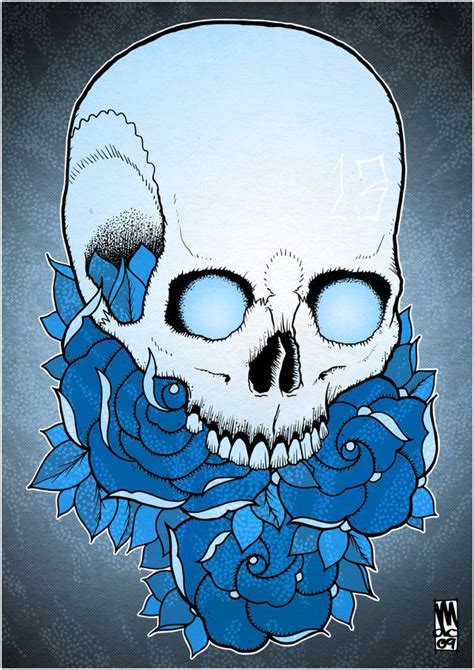 Turn Blue On Me by monkeydeathcult.deviantart.com on @deviantART | Skull wallpaper, Skull ...