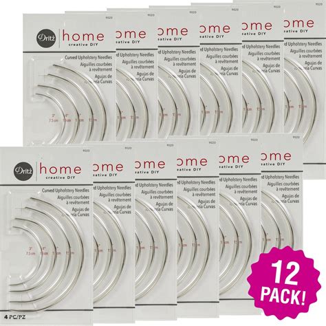 Dritz Home Curved Upholstery Needles 4 Count, Multipack of 12 - Walmart.com - Walmart.com