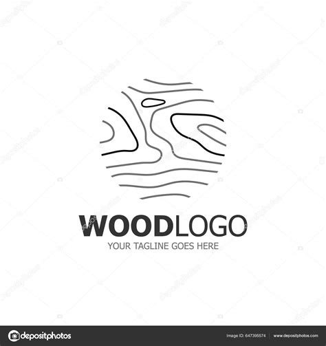 Wood Logo Based Vector Design Stock Vector Image by ©Nurhamzah #647395574