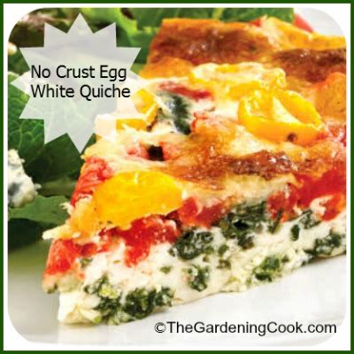 Egg White Quiche with Vegetables - Healthier Breakfast option