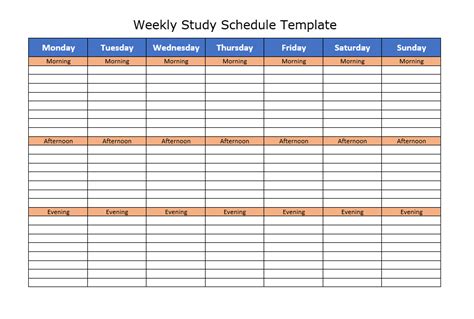 Free Work Schedule Maker Template Collection