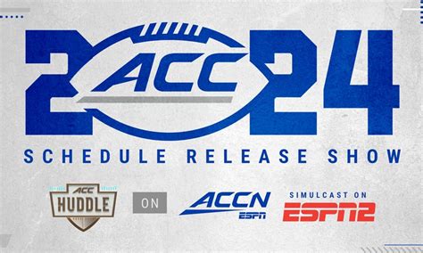 2024 ACC Football Schedule Reveal - Jan 24th, ACC Network and ESPN2 | Georgia Tech Swarm