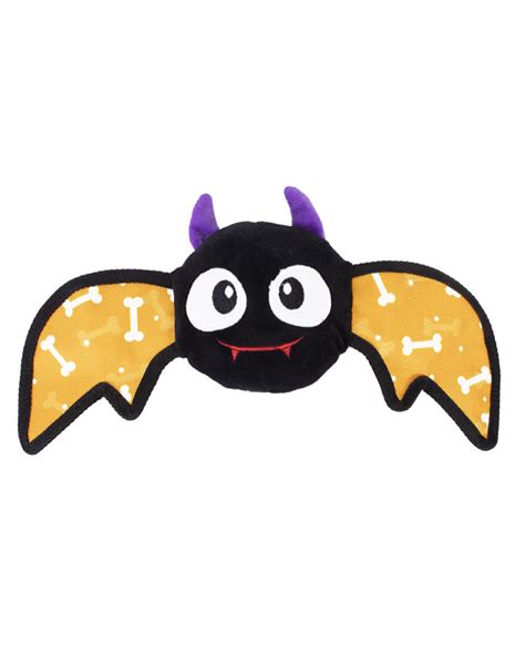 Bat With Yellow Bent Wings Dog Toy | Horror-Shop.com