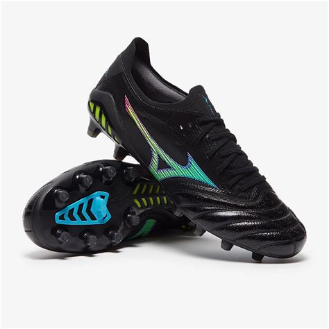 Mizuno Morelia Neo 3 ß Made In Japan FG - Black / Blue Atoll | Football boots | Football shirt blog