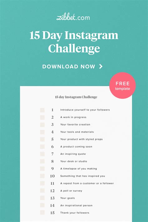 15 Day Instagram Challenge | Instagram challenge, Challenges, Instagram