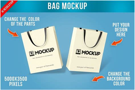 Shopping Bags Mockup (2579439)