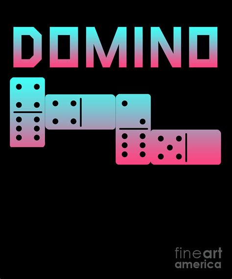 Domino Dominoes Games Tiles Puzzler Game Gift Digital Art by Thomas ...