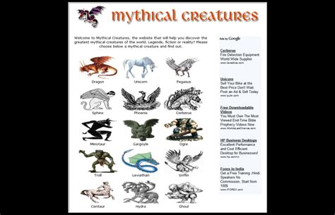 Mythical Creatures List With Pictures | Mythical creatures, Mythical creatures list, Mystical ...