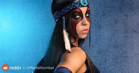 Female Nightwolf cosplay : MortalKombat