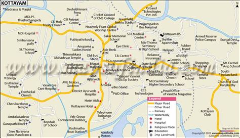 City Map of Kottayam