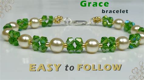 Super Easy Beaded Bracelet tutorial - YouTube