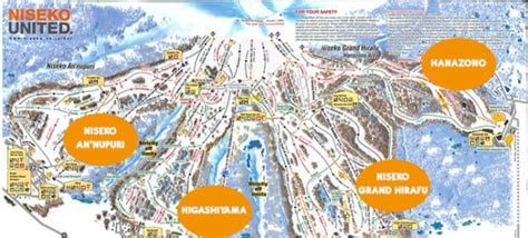 Niseko Resort Map 650 - Unique Japan Tours