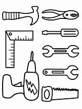Tools Coloring Pages  Best For Kids sketch template