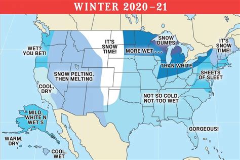 The 2021 Old Farmers Almanac Winter Weather Forecast / Prediction