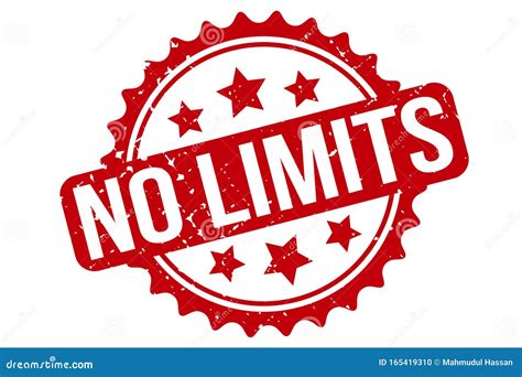 No Limits Rubber Stamp. Red No Limits Rubber Grunge Stamp Seal Vector Illustration - Vector ...