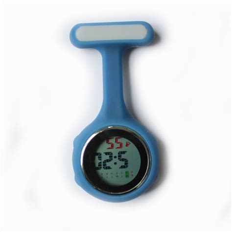 digital silicone fob nurse watch