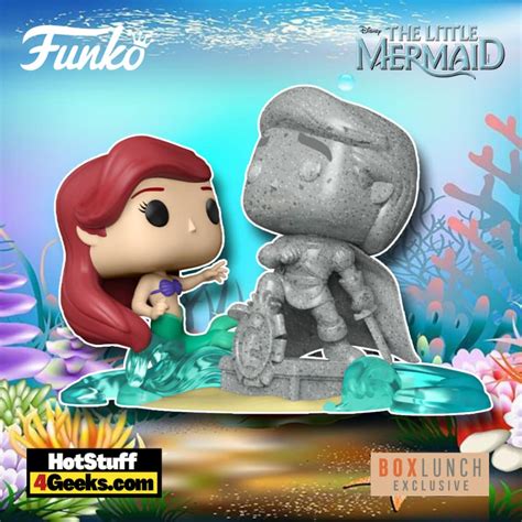 2022 NEW The Little Mermaid Ariel with Eric Statue Funko Pop