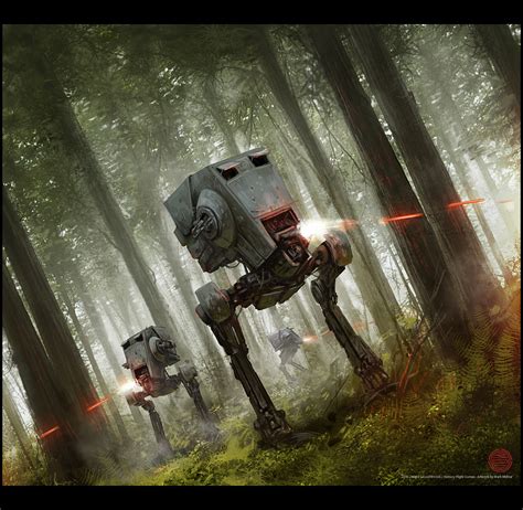 Mark Molnar - Sketchblog of Concept Art and Illustration Works: Star Wars - Battle of Endor