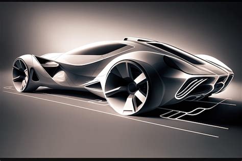 Premium AI Image | Car design sketch with futuristic elements and sleek ...