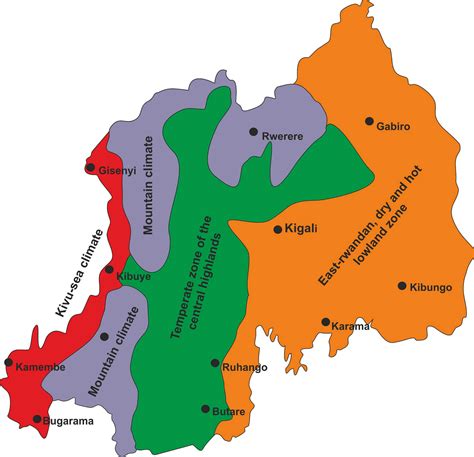 Does the global warming modify the local Rwandan climate?