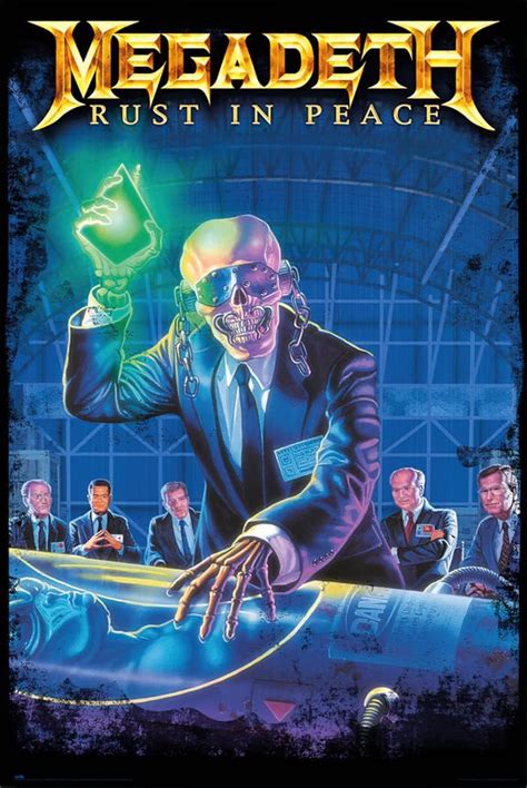 Amazon.com: Megadeth - Music Poster (Album Cover: Rust In Peace) (Size ...