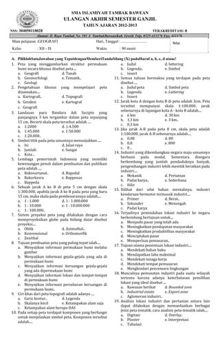 Uas geo12.1 | PDF