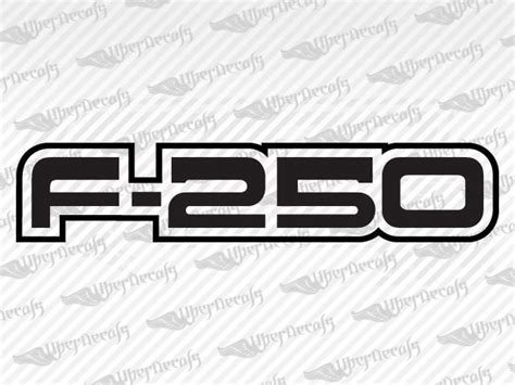 Ford F-250 Logo Decal stickers