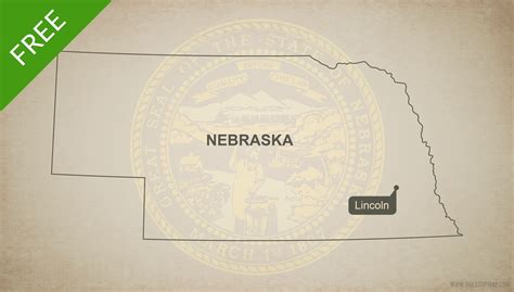 Nebraska Outline Vector at Vectorified.com | Collection of Nebraska ...