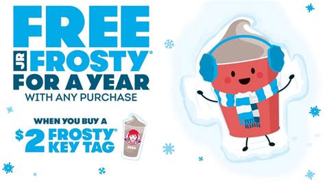 Get A Free Frosty Every Single Day In 2023 When You Buy A $2 Frosty Key ...