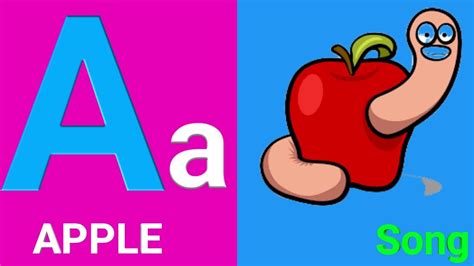 A for Apple B For Ball,abcd song,abc phonicsong , abc chart video, a for apple b for bat, Kids ...