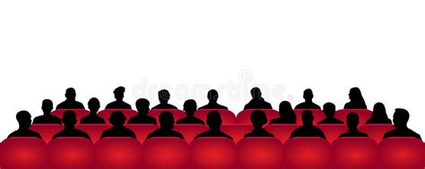 Movie Theater Audience Silhouette