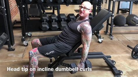 Incline Dumbbell Curl Tip - YouTube