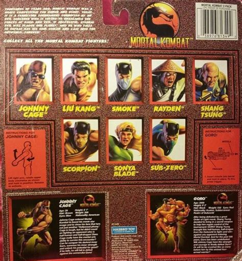 Goro VS Johnny Cage Figure 2-Pack | Mortal Kombat | Video Game Junk