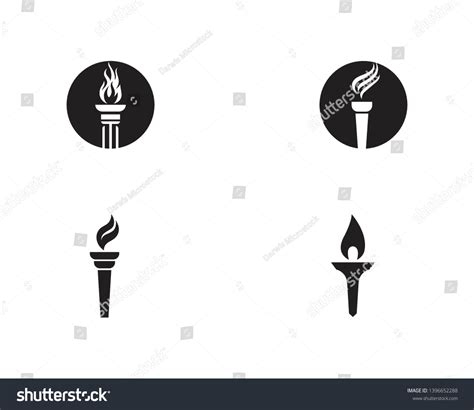 Torch Logo Symbol Design Inspiration Stock Vector (Royalty Free) 1396652288 | Shutterstock